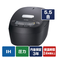 タイガー 圧力IHジャー炊飯器 オフブラック JPV-L100KO