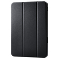 エレコム iPad(A16) フラップケース 衝撃吸収 Pencil収納 スリープ対応 ブラック TB-A25RSABK